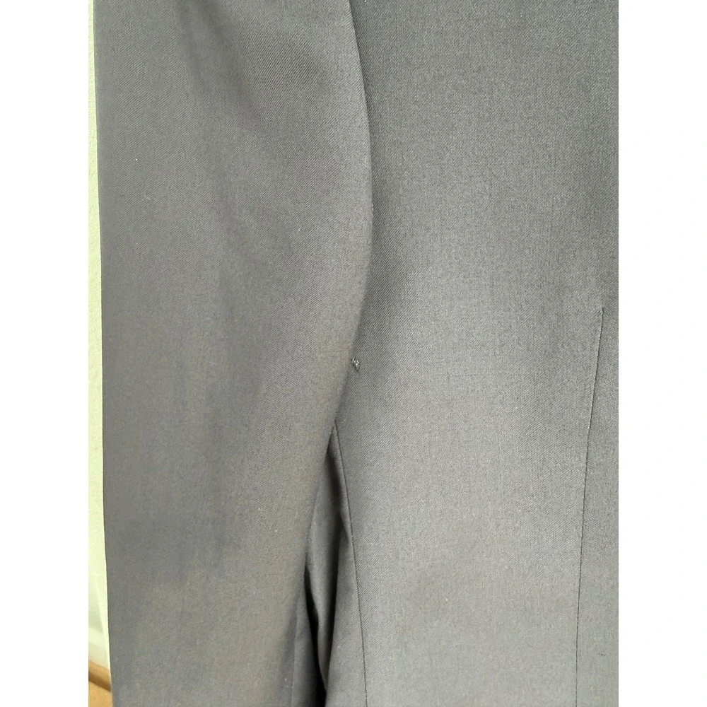 Barneys Loro Piana 120's Wool Blazer Minimalist Mens 40R Black Made in Canada